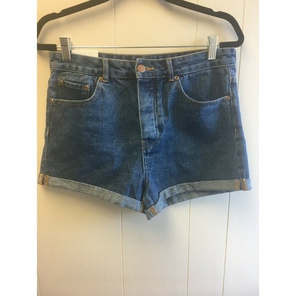 Forever 21 High Rise Denim Shorts NWT Size 28 NEW - Picture 3 of 11